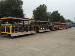 DC Motor 42 Seater Electric Trackless Train For Amusement Park / Shopping Malls