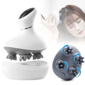 Wholesale 4 Head Electric Shampoo Brush Stress Relief Handheld Head Massage Machine 5W from china suppliers