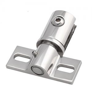 Wholesale adjustable rotating stainless steel glass door hinge free pivoting action from china suppliers