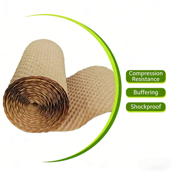 Premium Brown Kraft Bubble Wrap Roll 30cm X 10m 80gsm Cushioning
