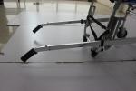 90CM 2 Fold Convertible Wheelchair Cum To Stretcher Hospital Ambulance Aluminum