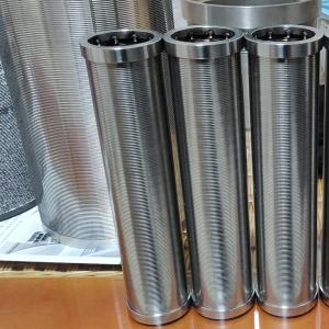 Wholesale Silver Plain Weave Stress Stress Sieves Screen 585mm Slot V Type Wire from china suppliers