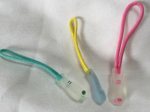Wholesale Muiti Colored Rubber Zipper Puller With Cord Any Logo Printable from china suppliers