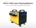 Overseas service provided 60w laser metal cleaning system machine