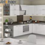 Villa Kitchen Granite Top Cupboard with Beveled Edge Countertop and E0 Grade