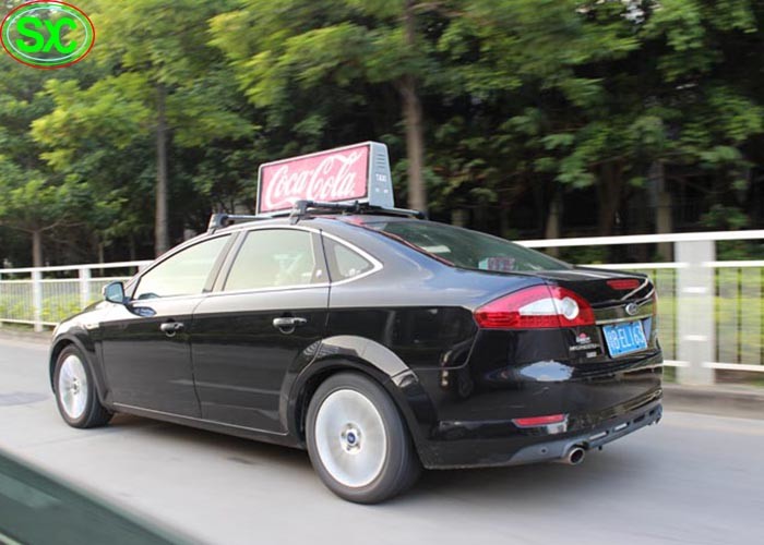 RGB Full Color LED Car Message Sign, Car LED Message Board P8 Outdoor HD Waterproof