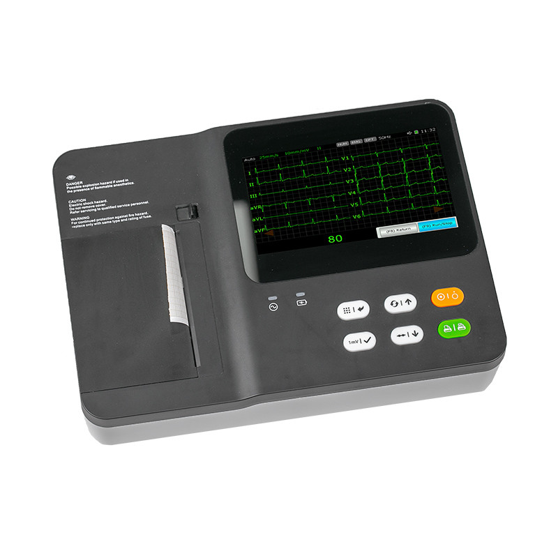 DE06 6 Channel Ekg Portable ECG Machine For Medical Office