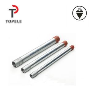 Wholesale TOPELE Galvanized Steel BS4568 Conduit Fittings BS31 GI Conduit Pipe from china suppliers