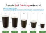 Custom Logo 3D Printing Of Espresso Paper Cup Double Wall Coffee Paper Cup