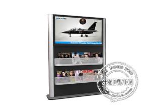 Wholesale Landscape Magazine Holder Advertising Kiosks Displays , Touch Interactive Digital Signage Totem from china suppliers