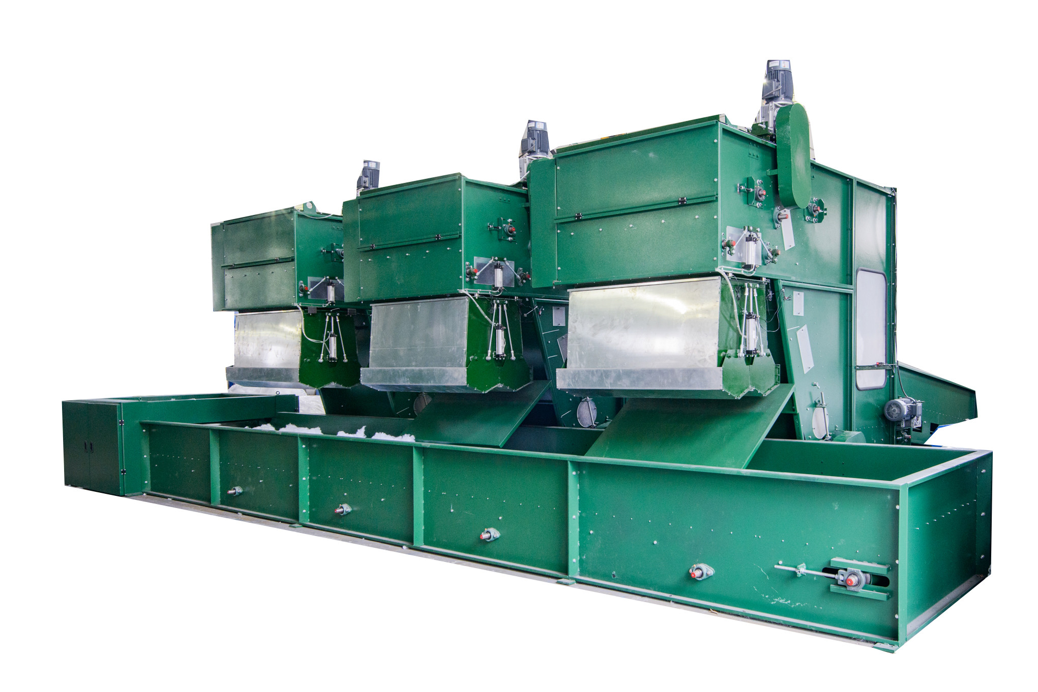 120kg/h Non Woven Bale Opener Machine With Automatic Weighing Scale