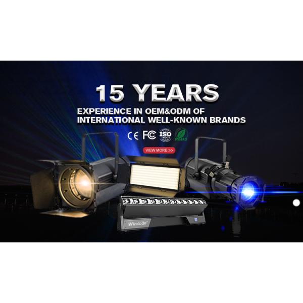 300W LED Fresnel Spotlight 3200K-5600K CRI95 DMX512 Control