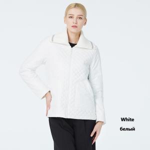 Wholesale Stylish Spring Autumn Coat For Women Short Waist Knitted Collar Short Spring Coat from china suppliers