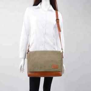 Wholesale Unisex Leather Shoulder Tote 13.7Lx4.1Wx11H Customized Color Easy Carry from china suppliers
