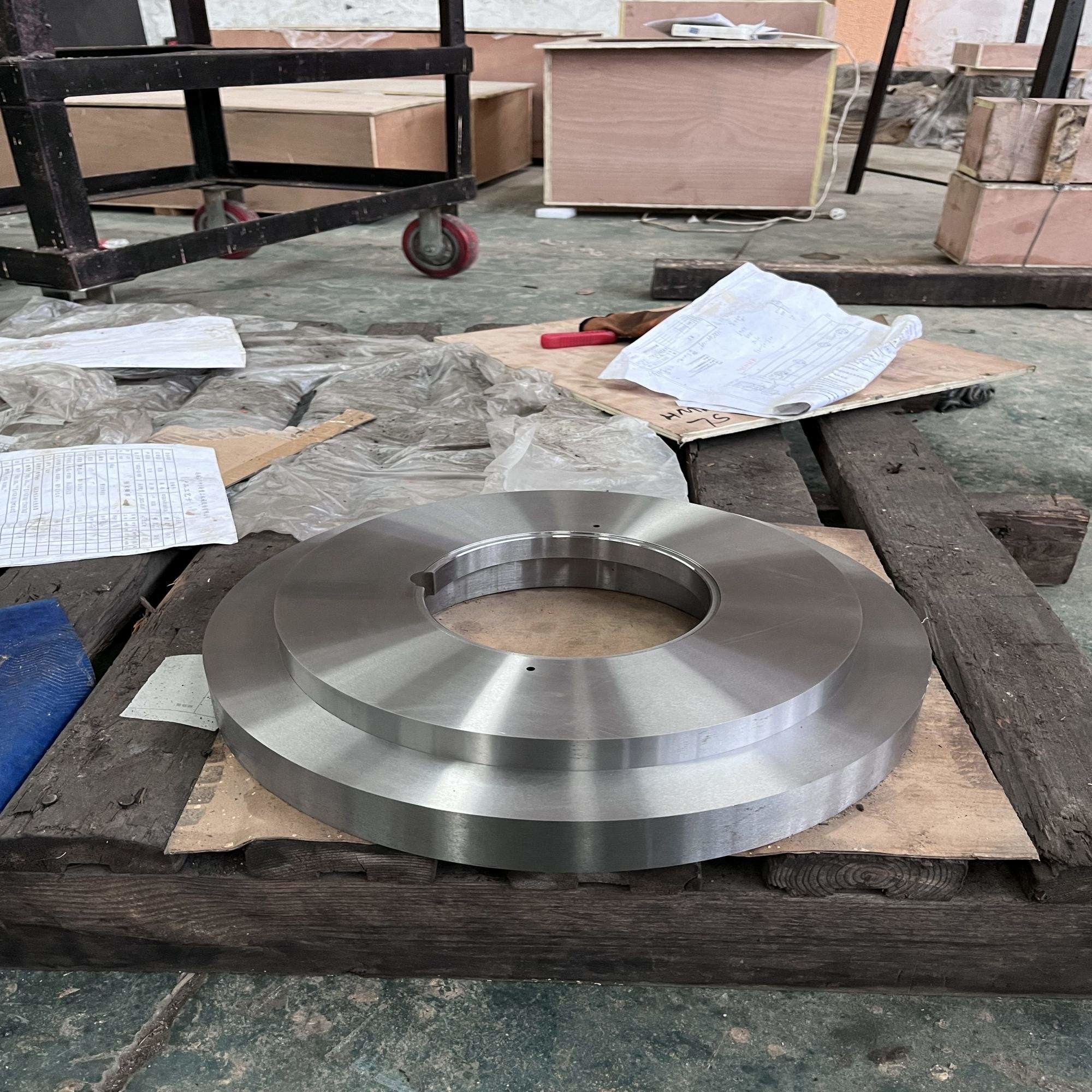 Manufacturing Of Food Pneumatic Slitting Circular Knife Material Heat Treatment