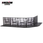 Heavy Duty Portable Stage Black Aluminum steel Crowd Barrier