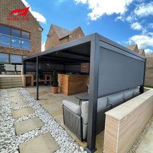 Wholesale Gazebo Motorized Aluminum Pergola 10&quot; X 13&quot; For Outdoor Deck Garden Patio from china suppliers