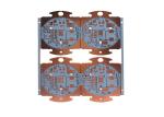 OSP White Solder Resist Black Silkscreen Aluminum Core PCB