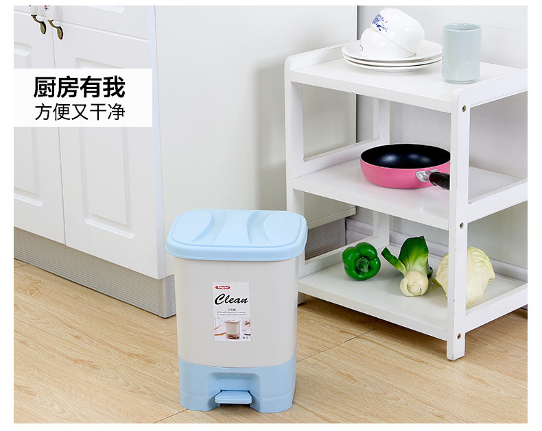 Pedal Green Barrel B And Q Airtight Dustbin With Cover