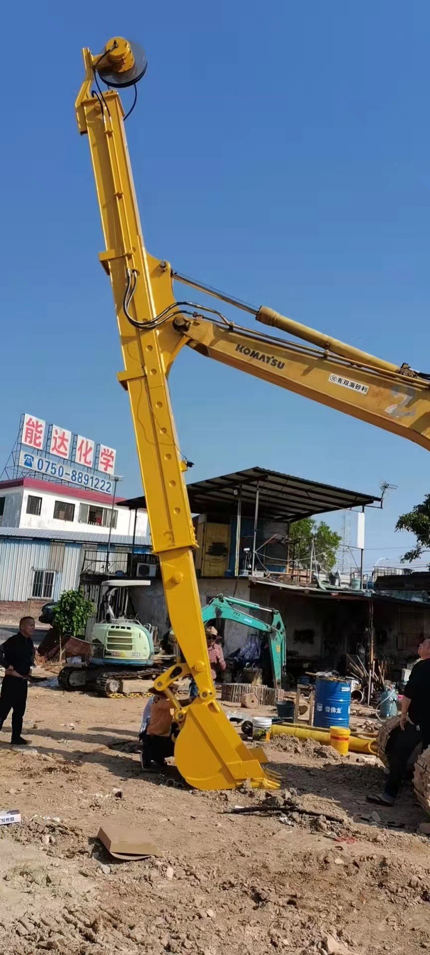 PC200 ZX200 CAT320 Excavator Telescopic Boom Digger Arm Wear Resistant