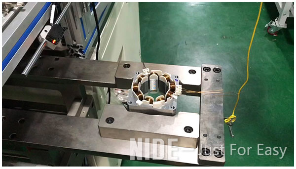 Stator crimp wire terminal connector inserting machine.jpg 35mm Stator Crimp Wire Terminal Connector Winding Inserting Machine