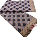 Newest Wedding dress Cord Fabric water soluble lace Nigerian women embroidery