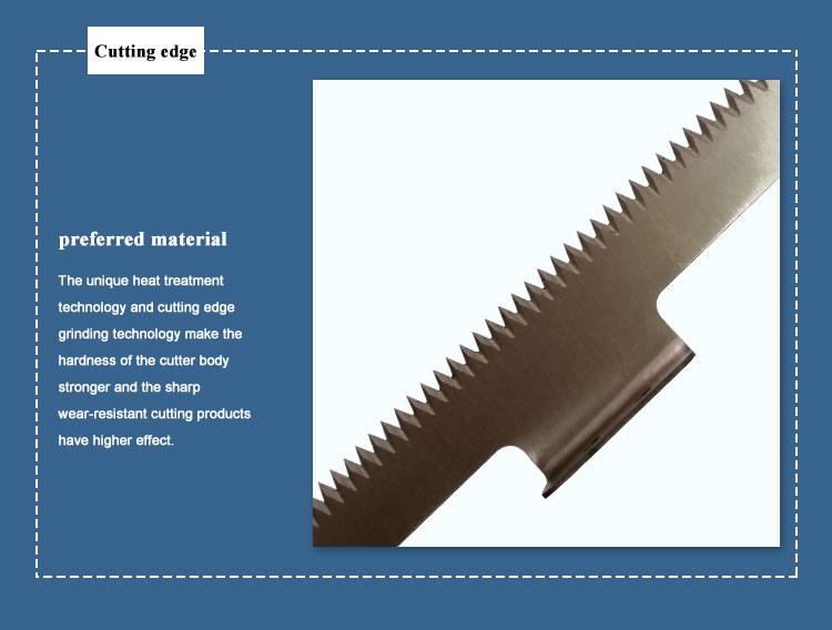Cutomized Packaging Machine Cutting Blades Bending 90 Degree Assembling