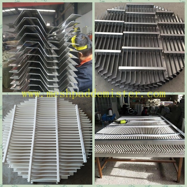 20mm Pp Chevron Plate Vane Pack Mist Eliminator With Hook Clean