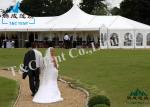 Clear Roof Backyard Party Tent , Light Frame Large Tents For Outdoor Events