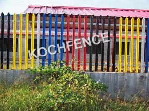 Wholesale Free Standing Steel Palisade Fencing Euro Style D / W Pale Type High security from china suppliers