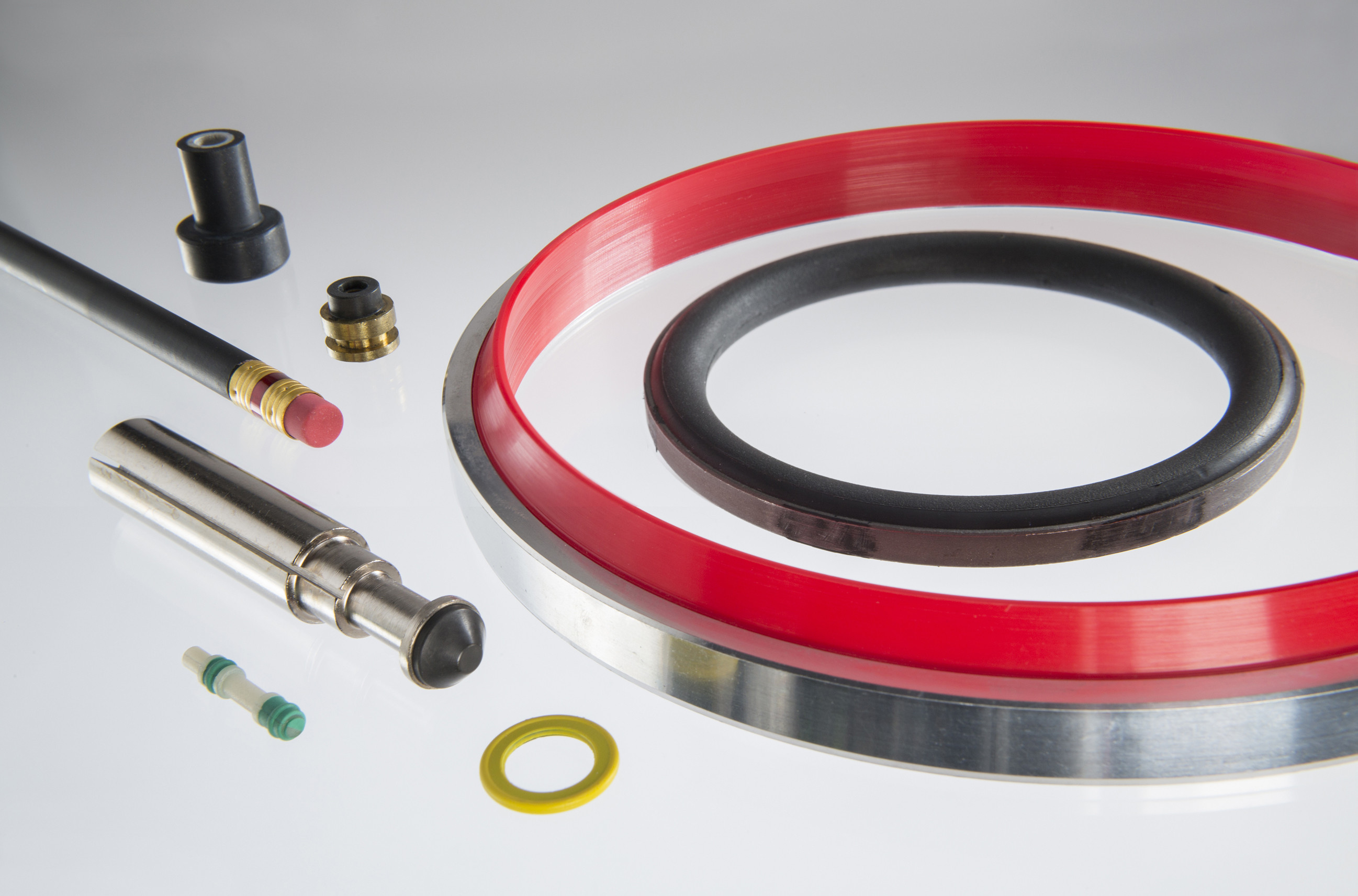 Colorful Custom Silicone Parts With Molded / Injection / Transfer Processing