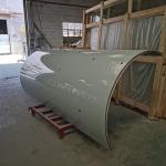 Oversized Curved Laminated Tempered Glass For Wall And Building