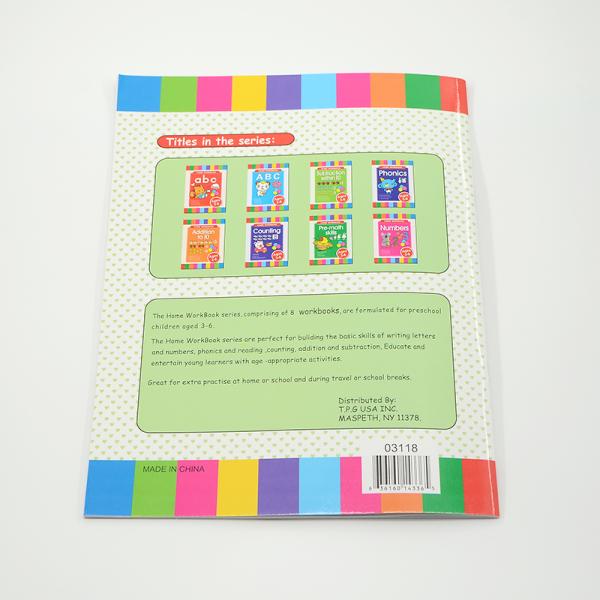 Customized Logo 2022 English Student Workbook Exercise Book for Drawing And Writing