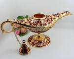 Shinny Gifts Big Size Design Rare Legend Magic Genie Light OiL Lamp Pot