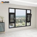 European Standard Soundproof Double Glazing Aluminum Tilt Turn Windows Modern