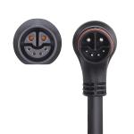 Extend Cable Electric Bike Connector Waterproof For Ebike 2+4 Pin Socket 10A-30A