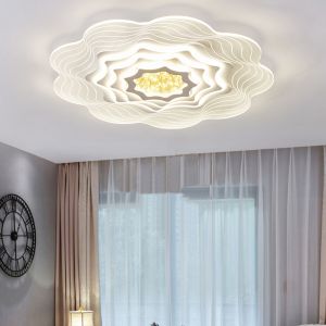 Modern Simple Ceiling Lights Atmospheric Living Room Bedroom Creative Flowers