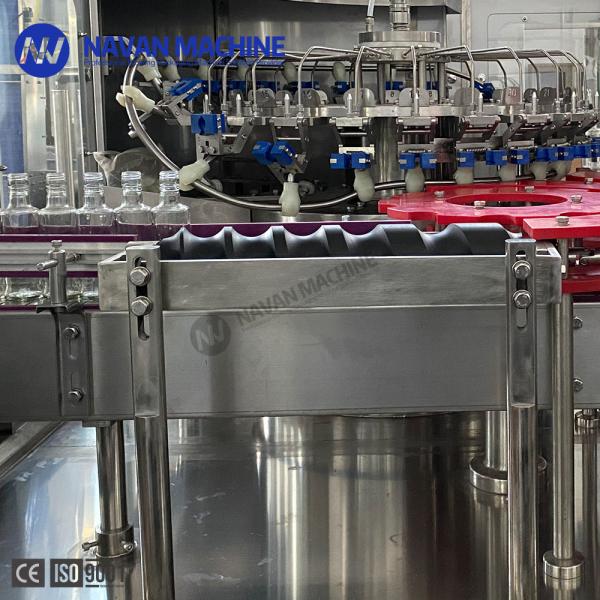 Automatic Glass Bottle Non Gas Liquid Washing Filling Capping Machine