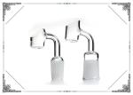 Clear Quartz Banger Nail With 2mm Thick Domeless Honey Bucket Insert