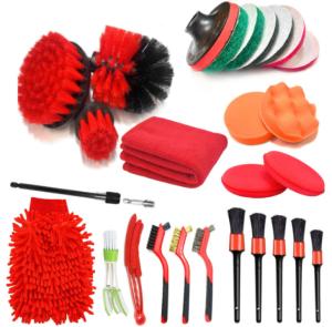 Wholesale 22Pcs Car Cleaning Brush Kit Care Car Interior Detailing Brush Kit Nylon from china suppliers