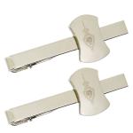 Custom Mens Tie Clips Engraved Skinny Tie Bar Clip Gold Tie Pins