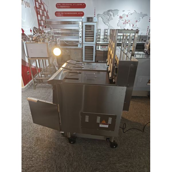 OFE-H413 Auto Lift 4 Pots 4 Baskets Digital Computer Panel With Oil Filter System 28kw Electric&Gas Open Deep Fryer