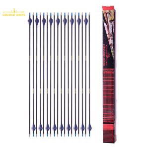 Wholesale Factory price .245&quot;(6.2mm) crosswoven fiber spine 250/300/350/400/500/600/700 hunting and target arrows from china suppliers