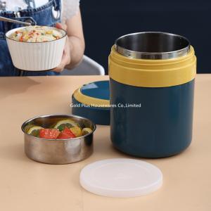 Wholesale New product food grade insulated food storage thermos food jar with handle outdoor travel stainess steel straight cup from china suppliers