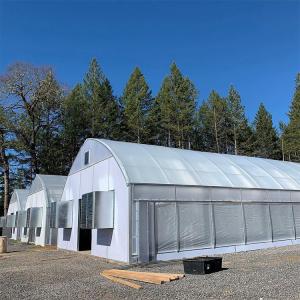 China Agricultural Curtain Fabric Blackout Greenhouse Autpmatic Control Herb Light Deprivation Greenhouse on sale
