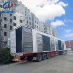 3 Axles Dry Van Cargo Semi Trailer with Side Open Door and Standard 28Ton