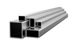 Anodised Aluminium Tube Profiles Silver Square Hollow Pipe 100 x 100