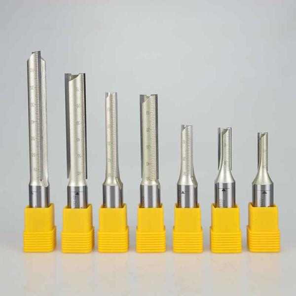 Arden 1/2 & 1/4 Handle Double Edge End Mill Trimmer & Engraving Cutter Custom Support for Wood Milling Engraving