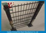 Double Green Pvc Coated Wire Mesh Fencing For Country Border XLS-05