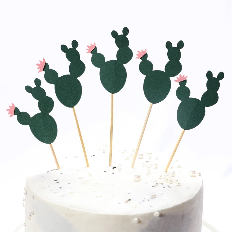 Cake Insert Decoration Paper Cupcake Topper For Wedding Happy Birthday